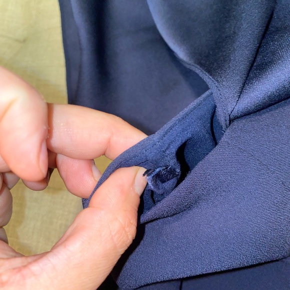 BCBG Navy Blue- open shoulder dress - Picture 7 of 7